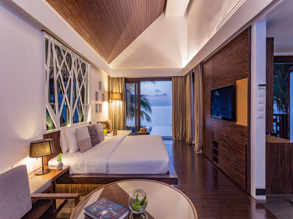 - Our enchanting Beach Pool Villa, adorned with elegant interiors and offering breathtaking sea views, is renowned as our most romantic accommodation. Completed with a private plunge pool and a sun kissed cabana style deck, it provides an idyllic setting for couples to savour