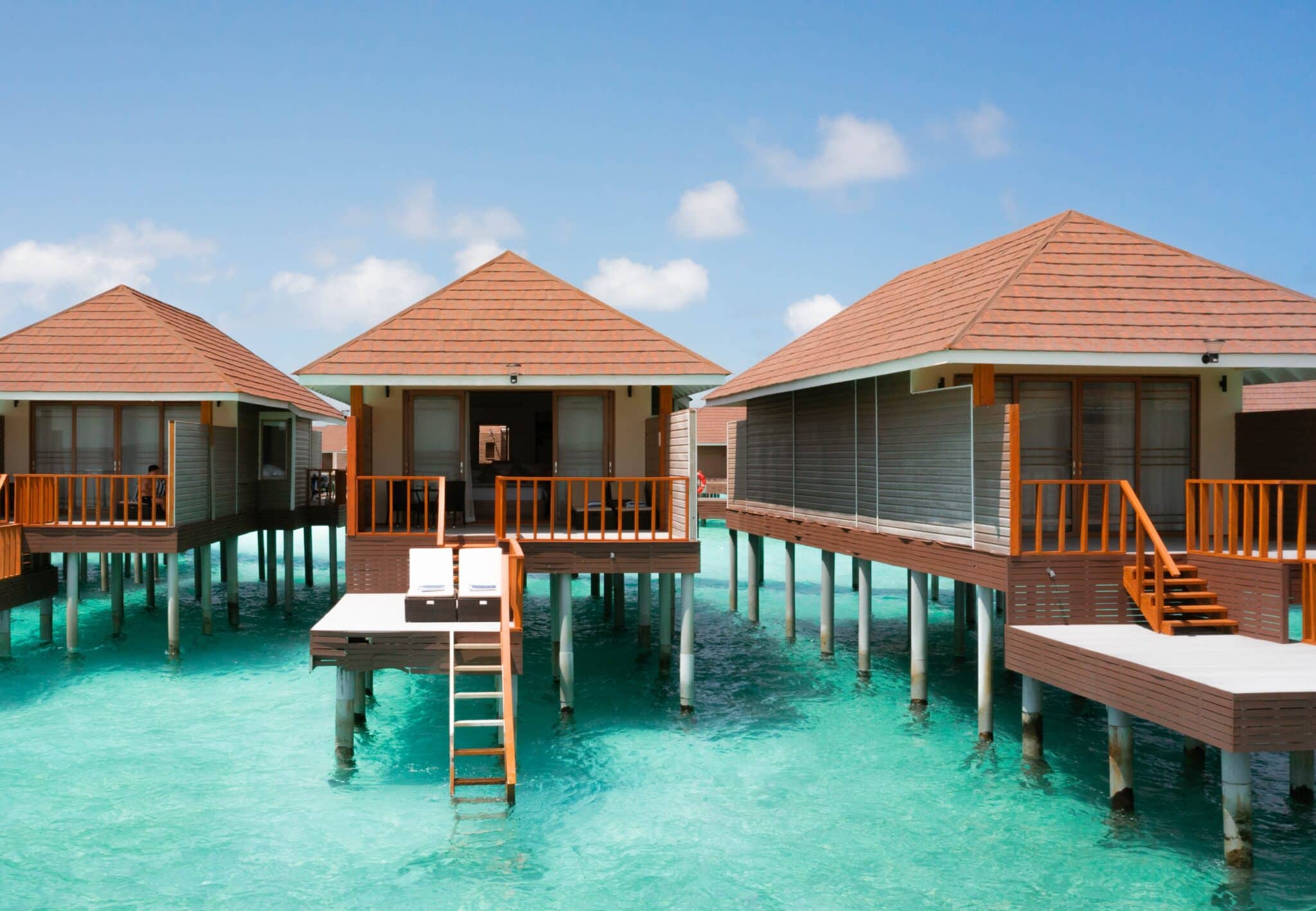 - Occupancy: 2 Adults + 2 Children (or) 3 Adults - Villa size: 105.1 m² - Bathroom amenities - Cable/Satellite Television - Ocean View - Sunbed - Safe - Seating Area with chair - Stocked Minibar - Coffee/Tea maker - Television - Terrace - Wireless Internet Connection