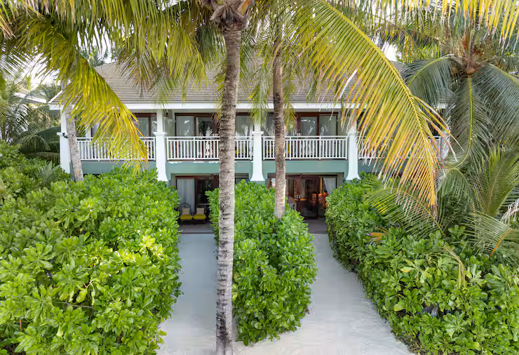 - 88 sq. m. / 946 sq. ft. - Direct beach access - Connecting rooms - Private terrace - WiFi - LCD TV - Customized aroma bath amenity - One room with a king bed and another room with 2 twin beds - Indoor relaxation space - Stylish custom made furnishings - 48 inch LCD TV - Handcrafted puzzles - Mini bar - Air conditioning - Sleeps up to 4 adults and 2 children