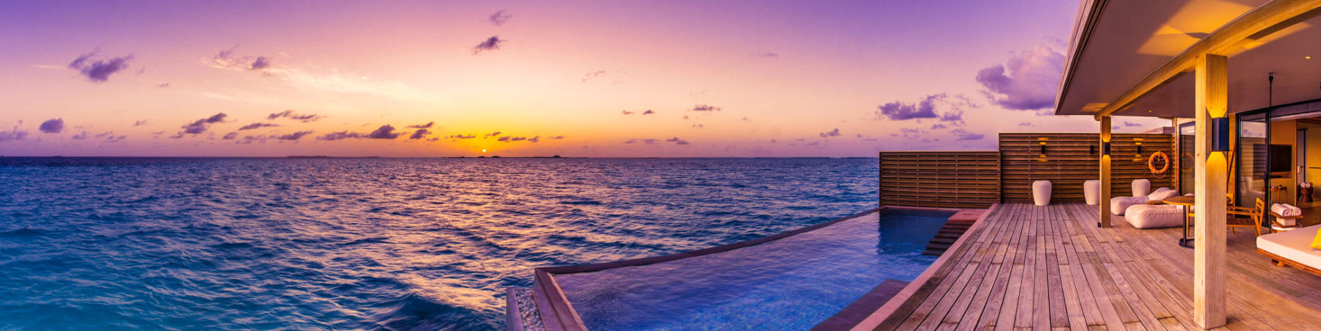 - Your private slice of paradise on the sunset, these elevated ocean retreats feature a grand pool, a king size bed, and a spacious outdoor patio.
- 2 Adults + 2 Children or 3 Adults (1 King Bed)
- 182 sqm