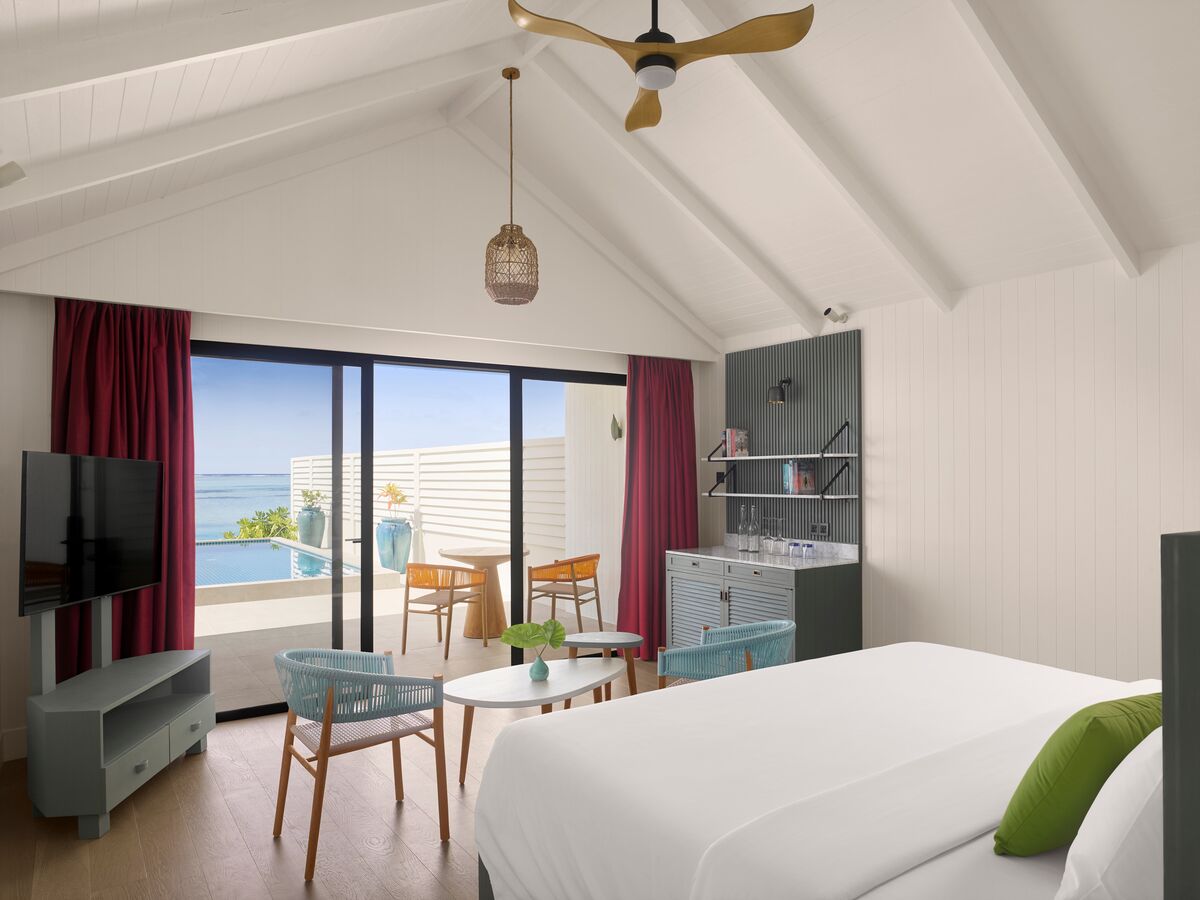 - With private pools and access to one of our island’s best beaches, these classic Maldivian villas bring together the best of all worlds - 170 square metres - 2 adults, 1 child - Private pool