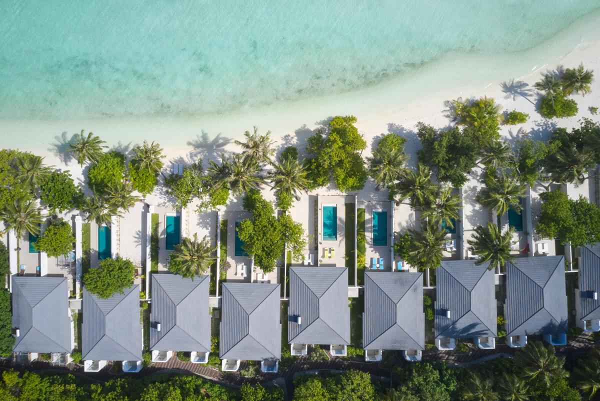 - Wake up and take a few steps from your villa to the pearlescent-white shores fringed by coconut palms and lapped by crystal clear topaz waters that give way to a protected coral reef thriving with marine life
- 242 square metres - 4 adults, 2 children - Private pool